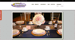 Desktop Screenshot of americaneventrentals.com